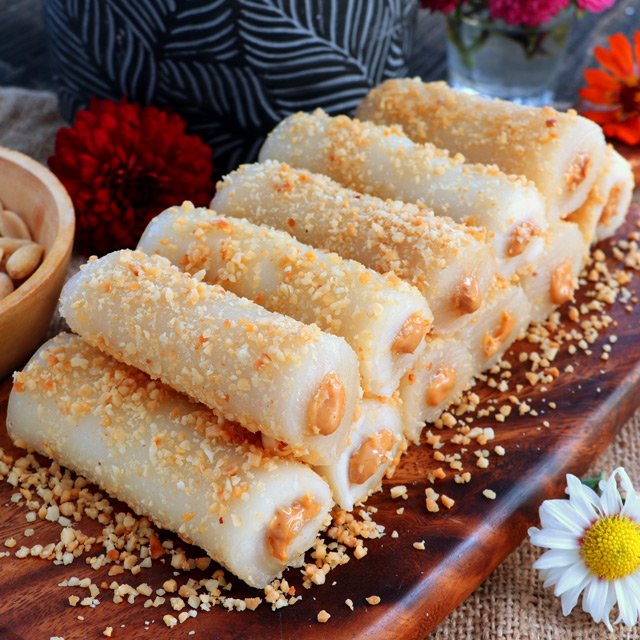 Peanut Tikoy Rolls Foxy Folksy