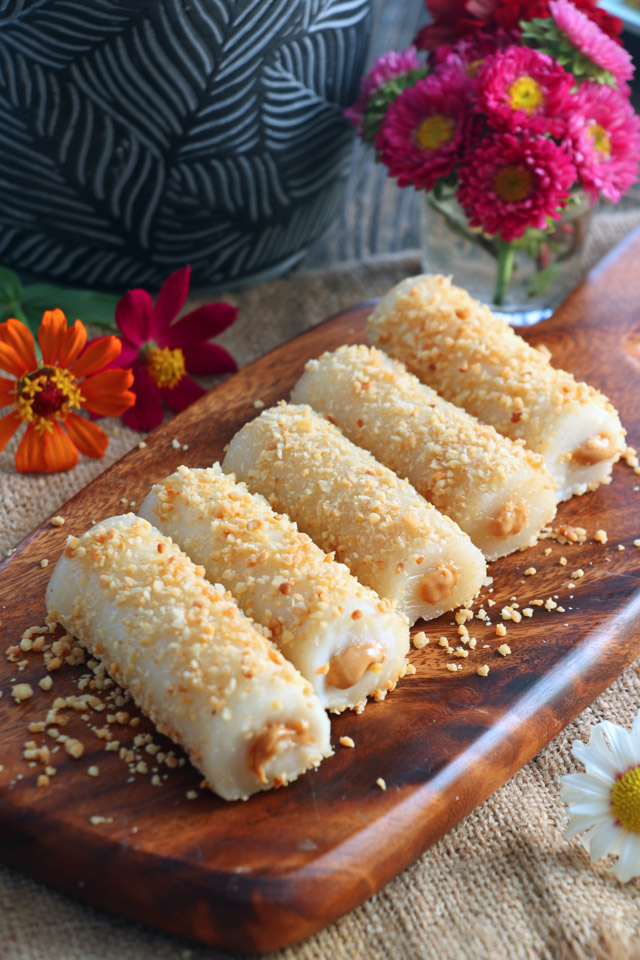 Peanut Tikoy Rolls Foxy Folksy