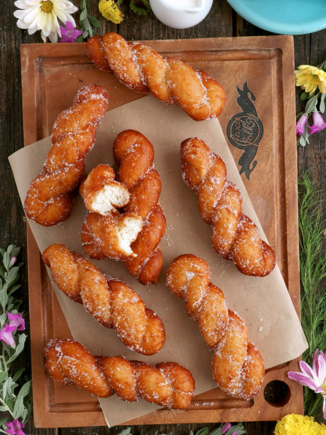 Filipino Twisted Fried Donuts