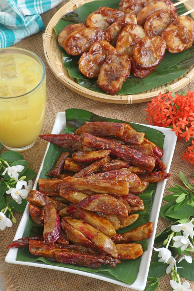 Kamote Cue and Fries Foxy Folksy