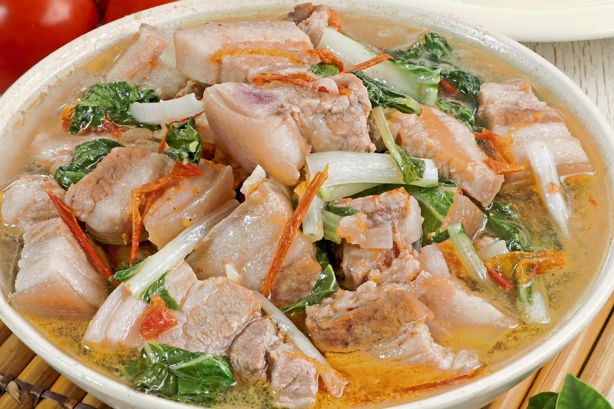 Kinamatisang Babor - Filipino Pork Soup with Tomatoes.