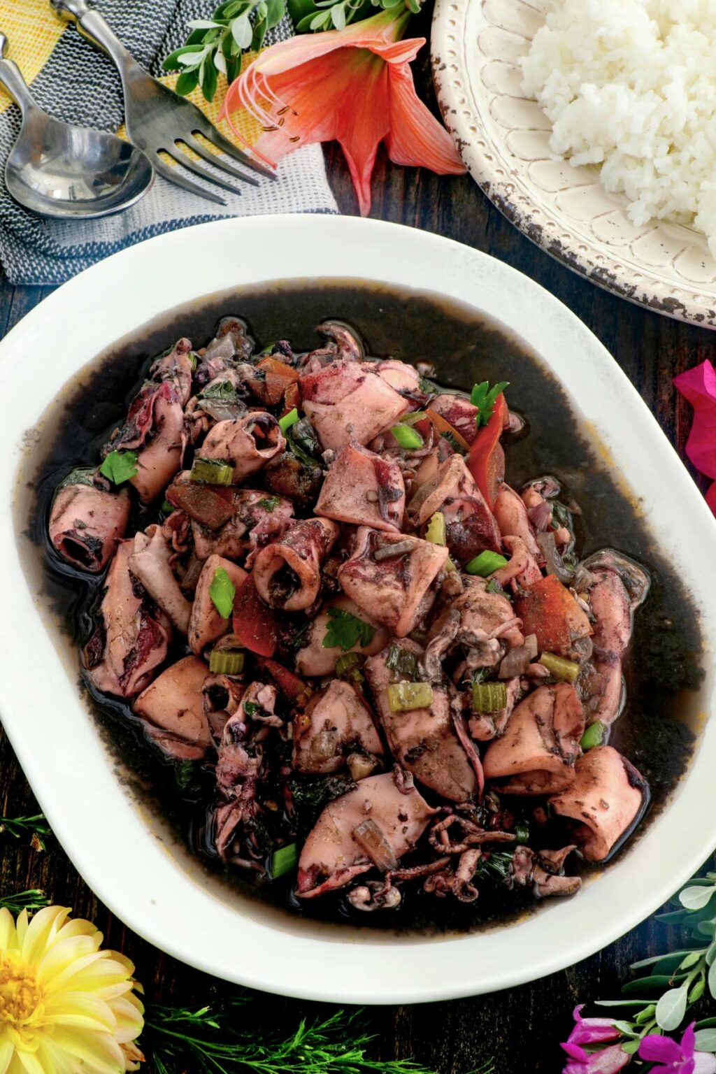 Adobong Pusit - Foxy Folksy