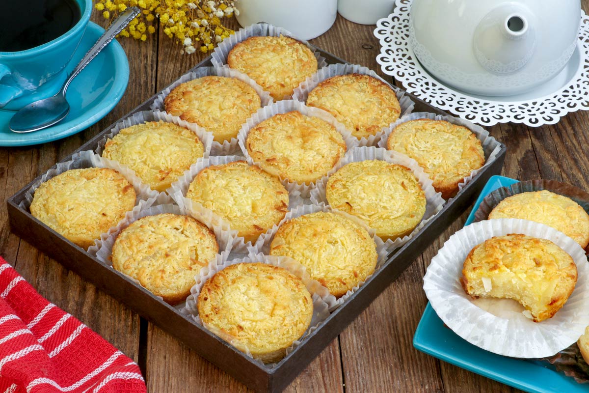 Royal Bibingka, arranged in a box.