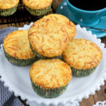 Easy to make buttery cheese cupcakes.