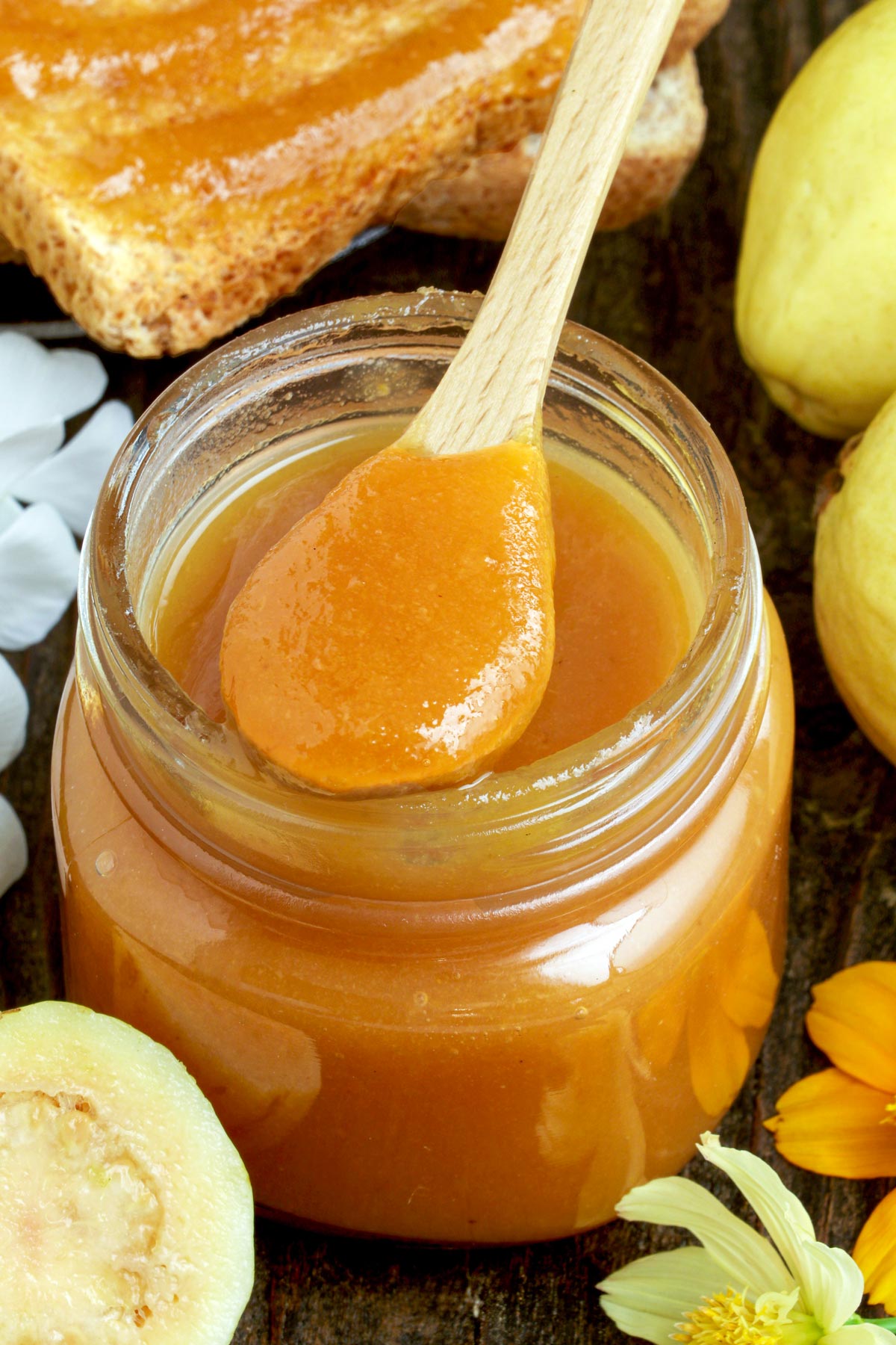 Healthy and super easy homemade guava jam.