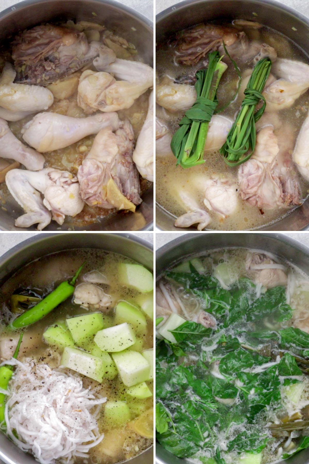 How to cook chicken binakol.
