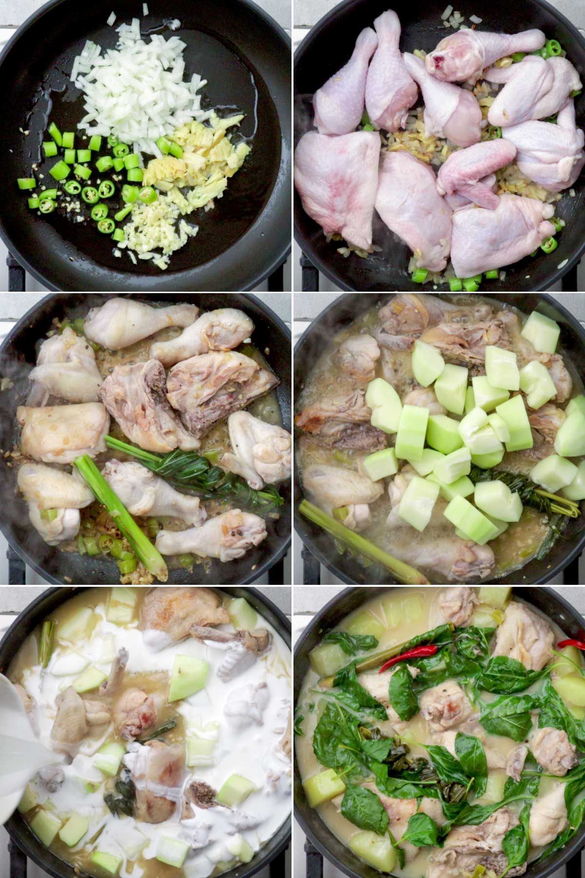 Steps on how to cook Chicken Halang halang.