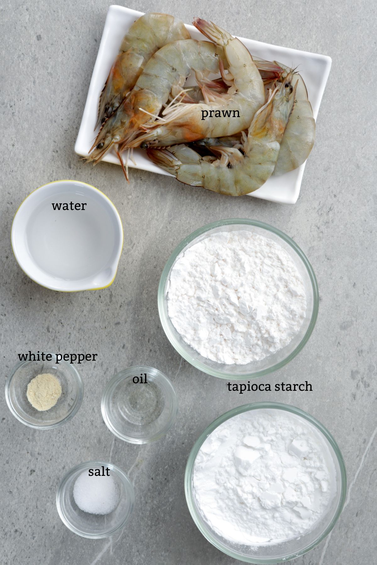 Prawn Crackers Ingredients.