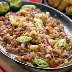 Sizzling hot sisig made from canned tuna.