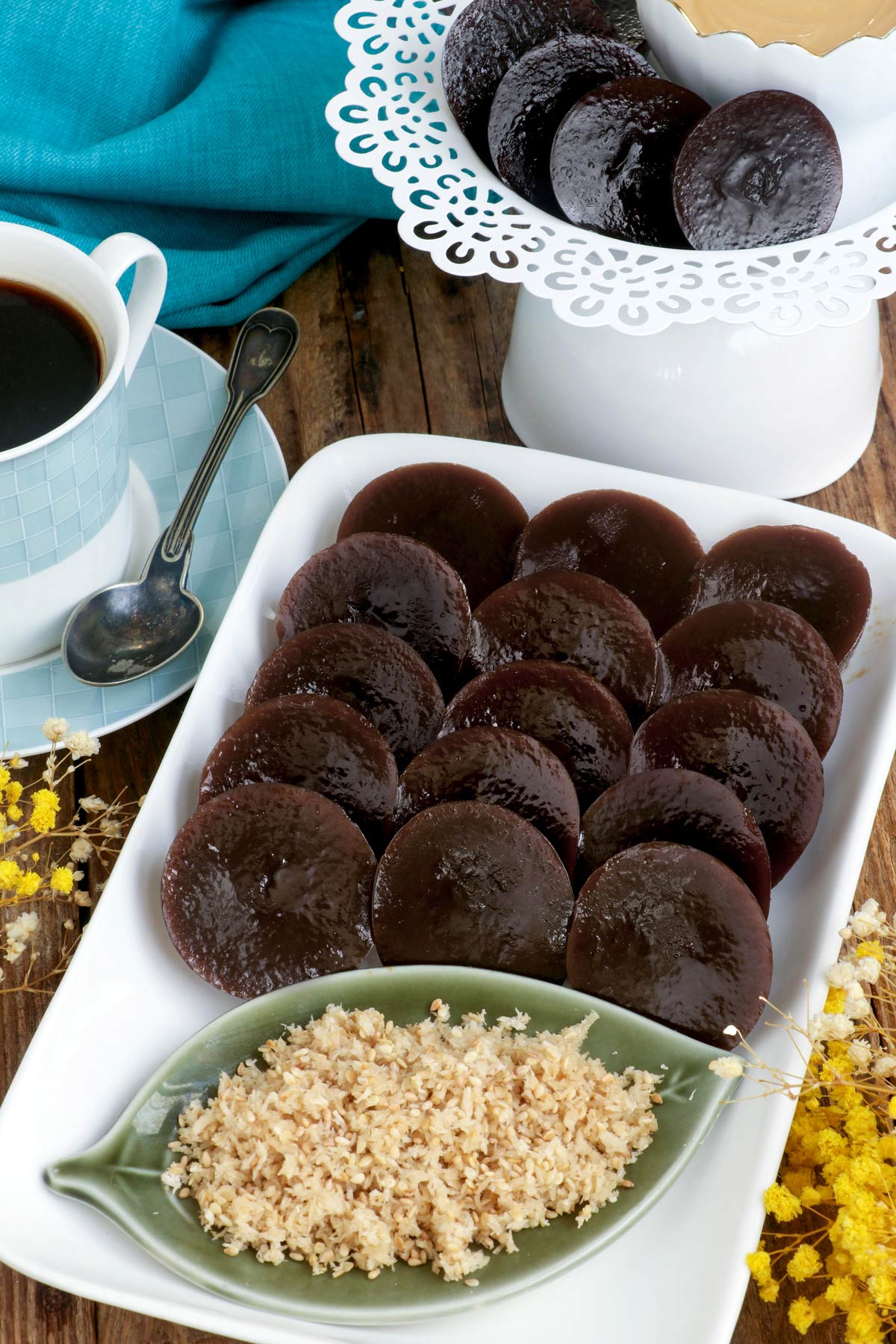 This Black Kutsinta is soft and chewy with  a richer, caramelized, smoky flavor.