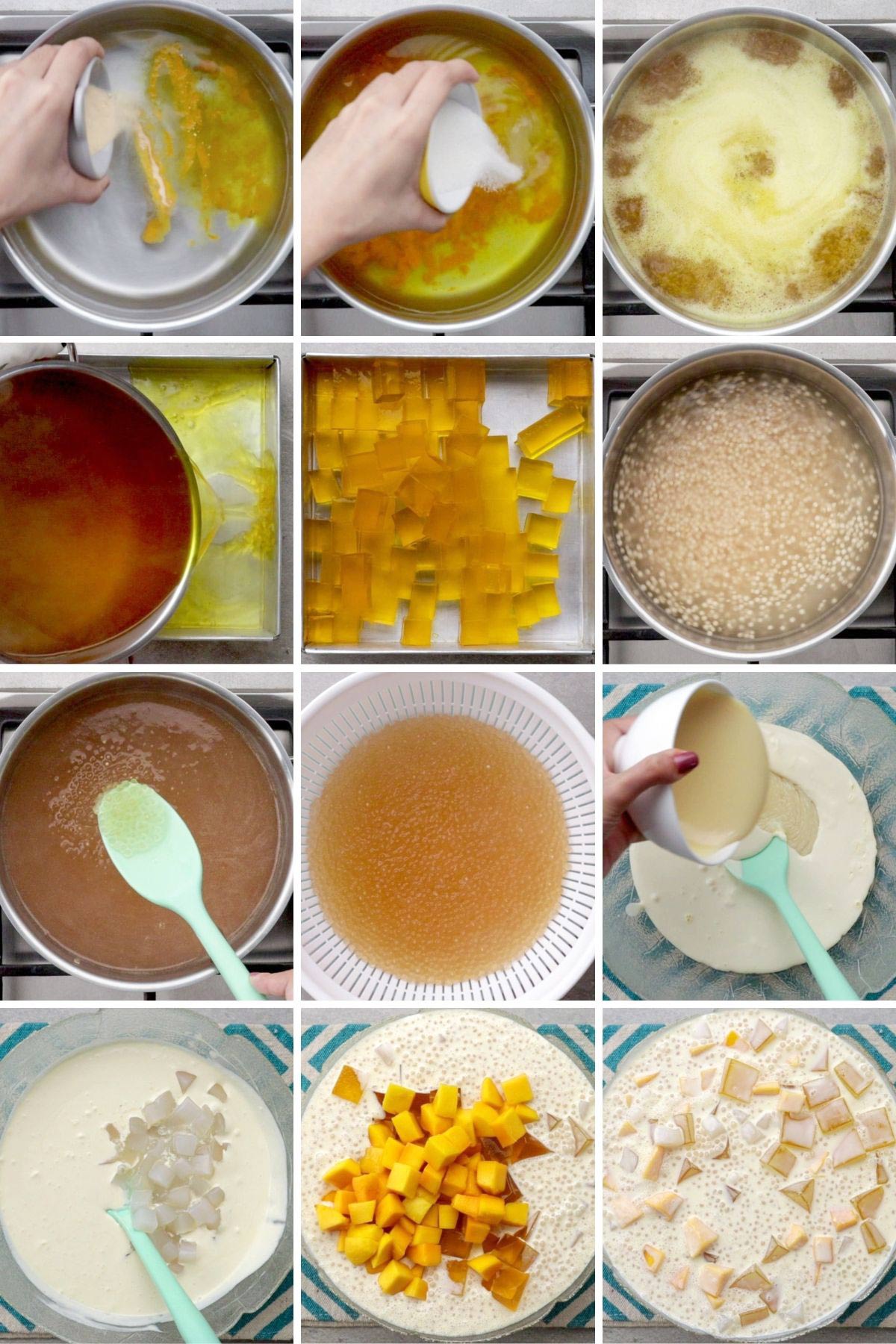 Steps on how to make Mango Jelly.