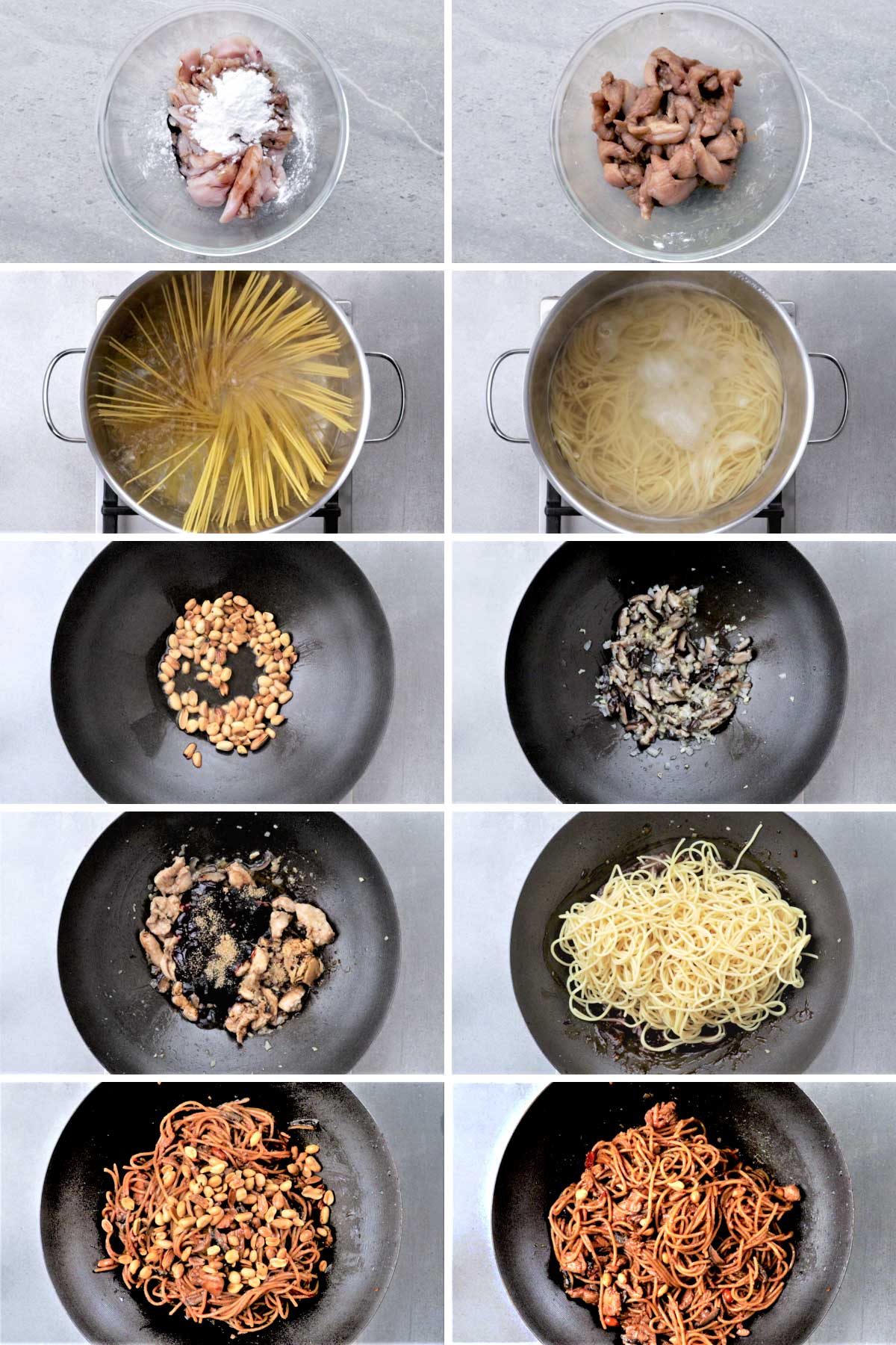 Steps on how to make Charlie Chan