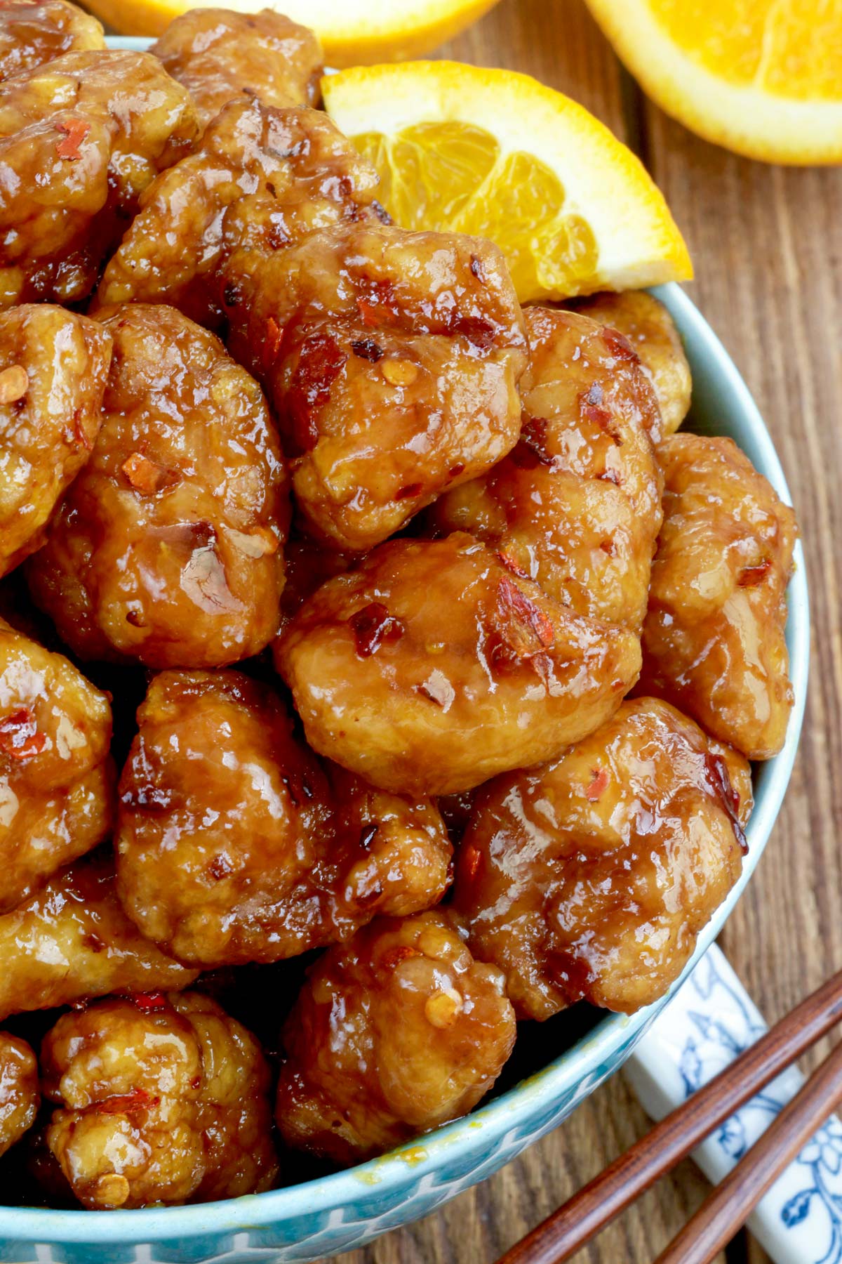 Deliciously sweet, zesty, and mildly spicy Orange Chicken.