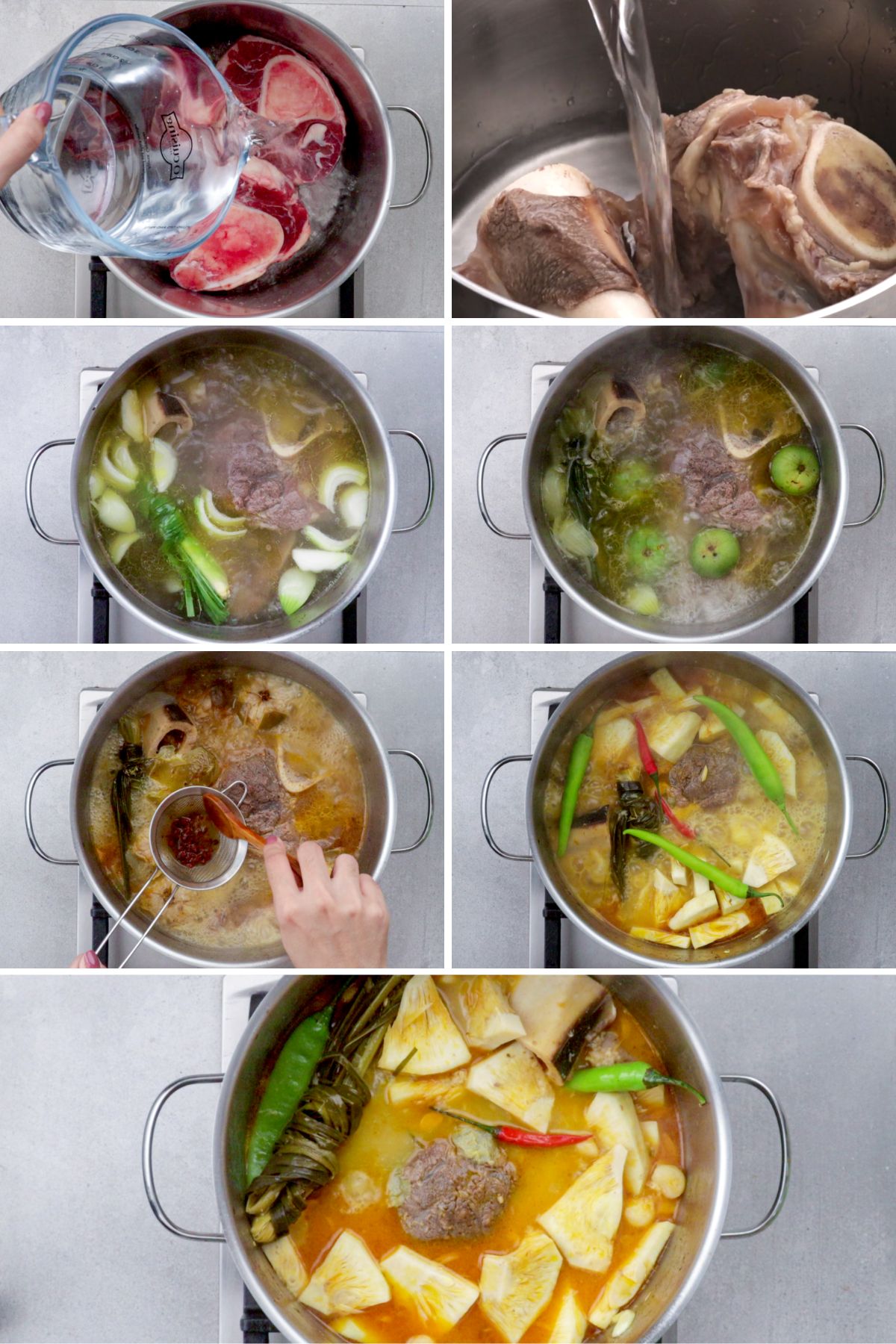 Steps on how to cook cansi.
