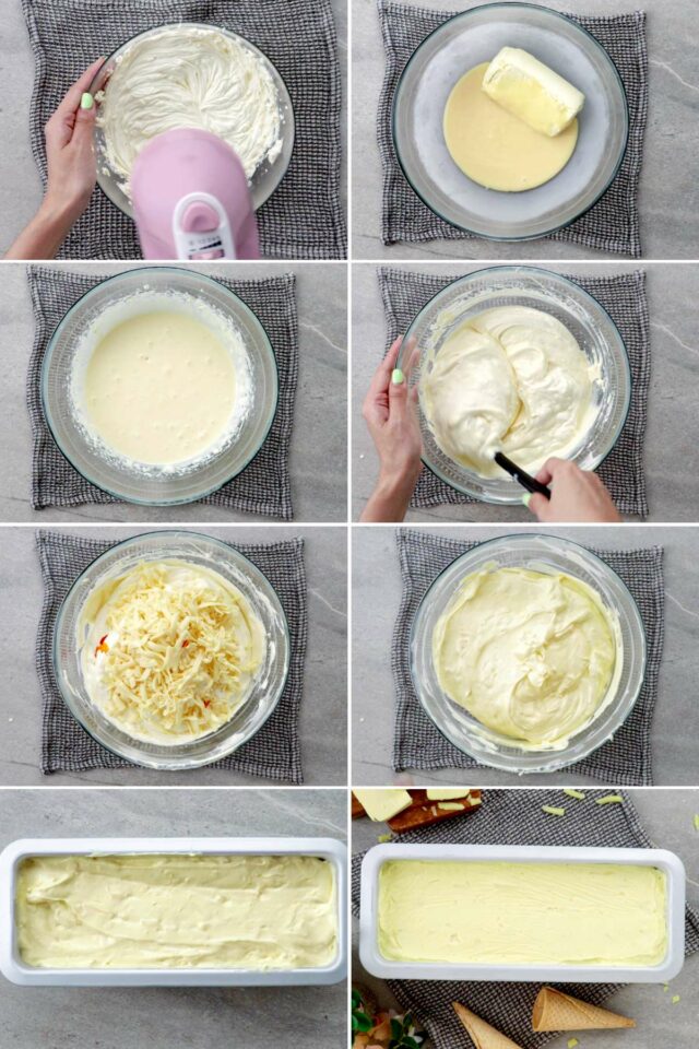 Quezo/Cheese Ice Cream - Foxy Folksy Pinoy Recipes