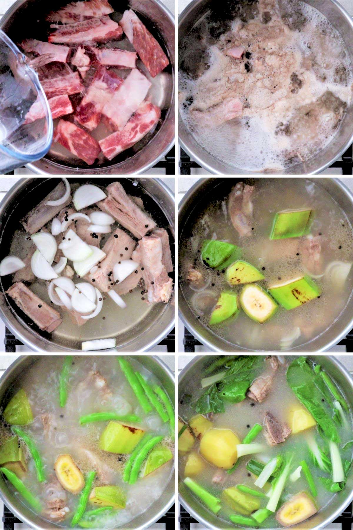 Steps on how to cook Nilagang baboy.