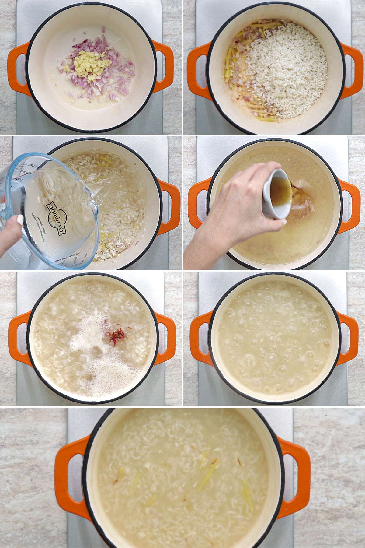 Steps on how to cook lugaw.